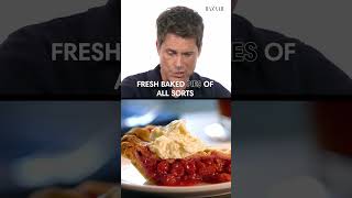 Rob Lowe Prefers Old Fashioned Desserts  Food Diaries  Harpers BAZAAR [upl. by Rorke]