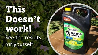 Spectracide Weed Stop Review It doesnt work [upl. by Lorie]