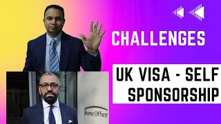 5 CHALLENGES of UK Self Sponsorship Skilled Worker visa [upl. by Lorilee580]