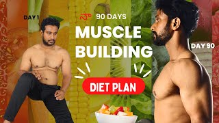 Bulking Diet for 90days telugu Lucky fitness vlogger [upl. by Eirahcaz43]