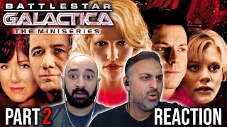 Battlestar Galactica  The Miniseries  Part 2  REACTION  First Time Watching [upl. by Mathi987]