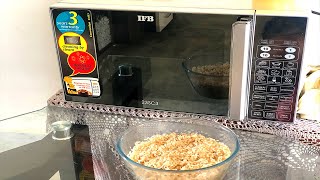 How to Cook Basmati Brown Rice in Microwave Oven [upl. by Aiekal]