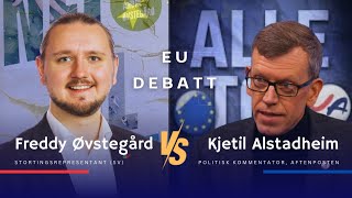 EU debatt mellom SV stortingsmann vs Aftenposten kommentator [upl. by Tecil]