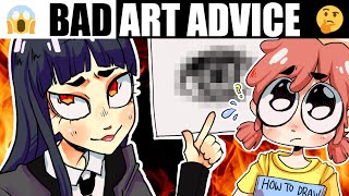 ART TIPS THAT ACTUALLY MAKE YOU WORSE [upl. by Raval]