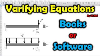 Verifying Deflection Equations By ETABS [upl. by Sylado623]