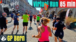 2022 Grand Prix Bern  Running Video für Laufband Training  Virtual Run 22 Schweiz [upl. by Htes]