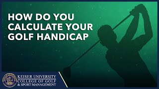 How Do You Calculate Your Golf Handicap [upl. by Hairahcaz]