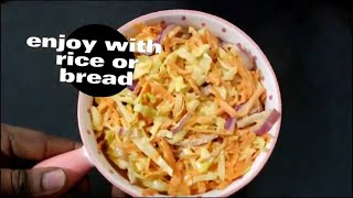 How To Make The Easiest Coleslaw Homemade Coleslaw Recipe Authentic Salad 🥗 [upl. by Eltsyrc123]