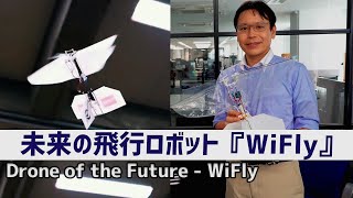 未来の飛行ロボット Drone of the Future『WiFly』 InnoUvators Interview [upl. by Isaac919]