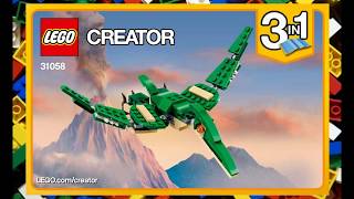 Lego Creator 31058 Pterodactyl  Instruction [upl. by Stockwell]