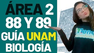 UNAM 2024 BIOLOGÍA ÁREA 2 pregunta 88 y 89 [upl. by Longo853]