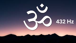 OM Chanting 432 Hz  Meditation Music [upl. by Ahsikat]