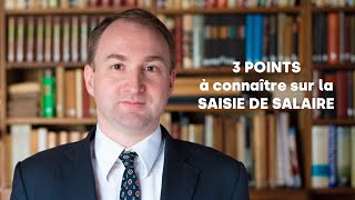 3 POINTS à connaître sur la SAISIE DE SALAIRE [upl. by Rosalie]