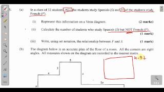 CSEC CXC Maths Past Paper 2 Question 3a January 2014 Exam Solutions ACT Math SAT Math [upl. by Rhiamon]