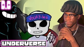 Sans IS ON A MISSION  UNDERVERSE  01 Reaction [upl. by Ettelrac321]