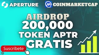 NUEVO AIRDROP EN COINMARKETCAP  APERTURE FINANCE 🔥 [upl. by Siddon]