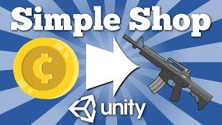 How to make a shop or item store in 2D Unity game Simple Unity 2D tutorial [upl. by Dong]