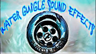 Water Gurgle Sound Effect  Various Gurgling Water Sounds  Blocked Fluid Drain Gargle  Free [upl. by Ecirrehs]