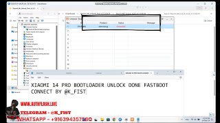 XIAOMI 14 PRO 14 ULTRA HOW TO BOOTLOADER UNLOCK AUTHFLASHLIVE KFIST [upl. by Nelli]