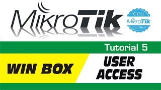 MikroTik Tutorial 5  Mikrotik WinBox User Access Add Users [upl. by Eecyal]