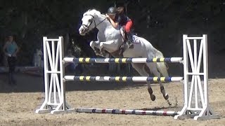 ■ 18062017  Exercice de puissance avec Clara Maitre et Milady dAuxence  Cesson Saint Leu  CSO [upl. by Syramad]