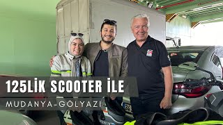 125lik Scooter İle Mudanya Gölyazı Vlog [upl. by Rehteh]