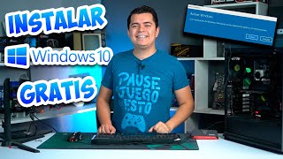 Como Instalar Windows 10 Gratis y Activarlo en 2021  Protomdz [upl. by Odlo]