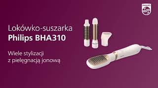 Lokówkosuszarka Philips BHA310 – susz i stylizuj jednocześnie [upl. by Maximilien382]