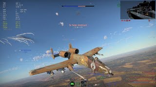 War Thunder A10 Warthog Game moment play 4K PS5 [upl. by Nivlen795]