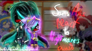 •Sans au react to Nightmares Aus•  important information ∆read description∆ [upl. by Adnauq]