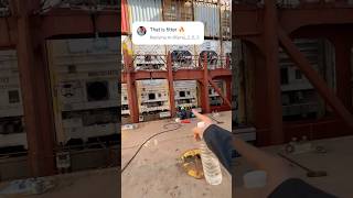 Ship pr fitter kitni mehnat krte h🫡🛳️🗿 explore ship shortvideo shiplovers [upl. by Yelsnia]