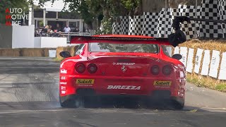 2003 Ferrari 550 GTS Maranello Prodrive at Goodwood FOS [upl. by Duyne358]