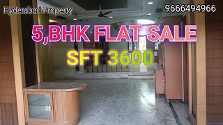 Jubilee HillsNear Venkatagiri RoadGHMC Approval 5 BHK flat sale [upl. by Phenice]