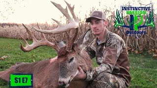 Self Filmed GIANT Whitetail  Bowhunting the Ohio Rut  Season 1 E 7 [upl. by Nnylylloh]