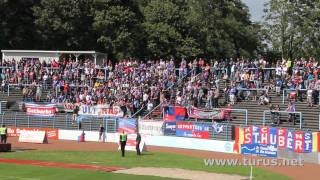 Ultras und Fans des KFC Uerdingen beim Support in Herne [upl. by Kovar]