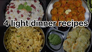 4 light and easy dinner recipes  quick and easy dinner recipes [upl. by Ynnaffit377]