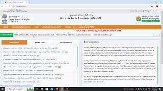 UGC NET ADMIT CARD JUNE [upl. by Batchelor725]