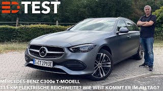 MercedesBenz C300e Kurztest  So weit kommt er rein elektrisch  so lädt er  Electric Drive [upl. by Schnabel]