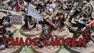 Painted Chaos Chosen Slaves to Darkness Elite Battleline Warhammer Age of Sigmar [upl. by Elva]