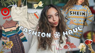 Shein amp Target fashion winter haul ❄️2024 [upl. by Gypsie]