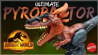 2022 Mattel Jurassic World Dominion Ultimate Pyroraptor Review [upl. by Aslam373]