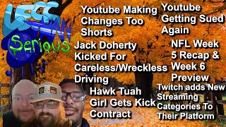 LTS 99 Youtube Changing shorts Also Getting Sued Again Jack Doherty Kicked Off Kick NFL Talk amp More [upl. by Akcimahs]