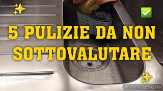 5 PULIZIE DA NON SOTTOVALUTARE😲🪣cleaninghacks cleanwithme hacks [upl. by Emil]