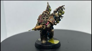 Warhammer 40k Death Guard Biologus Putrifier [upl. by Leinahtan363]