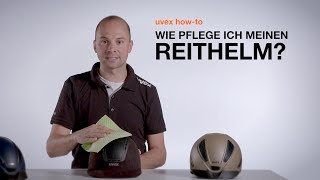 Wie pflege ich meinen Reithelm  uvex howto [upl. by Gruchot]