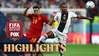 Spain vs Germany Highlights  2022 FIFA World Cup [upl. by Grosberg823]