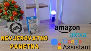 SMART LED LIGHT BULB RECENZIJA UNBOXING I TEST KAKO INSTALIRATI I SPOJITI NA TELEFON [upl. by Aikemehs]