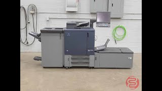 2016 Konica Minolta AccurioPress C2060 w LU202XL Large Capacity Feeder and Finisher  120523339001 [upl. by Nitaj]