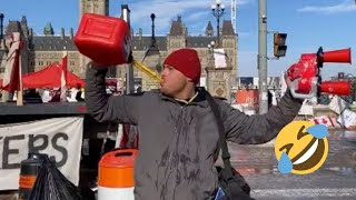 Ottawa State Of Emergency Protesters Response Priceless [upl. by Jehiel]