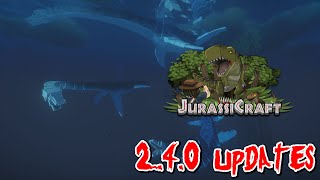 Elasmosaurus  Minecraft Mod Showcase JurassiCraft v240 Update [upl. by Quitt188]